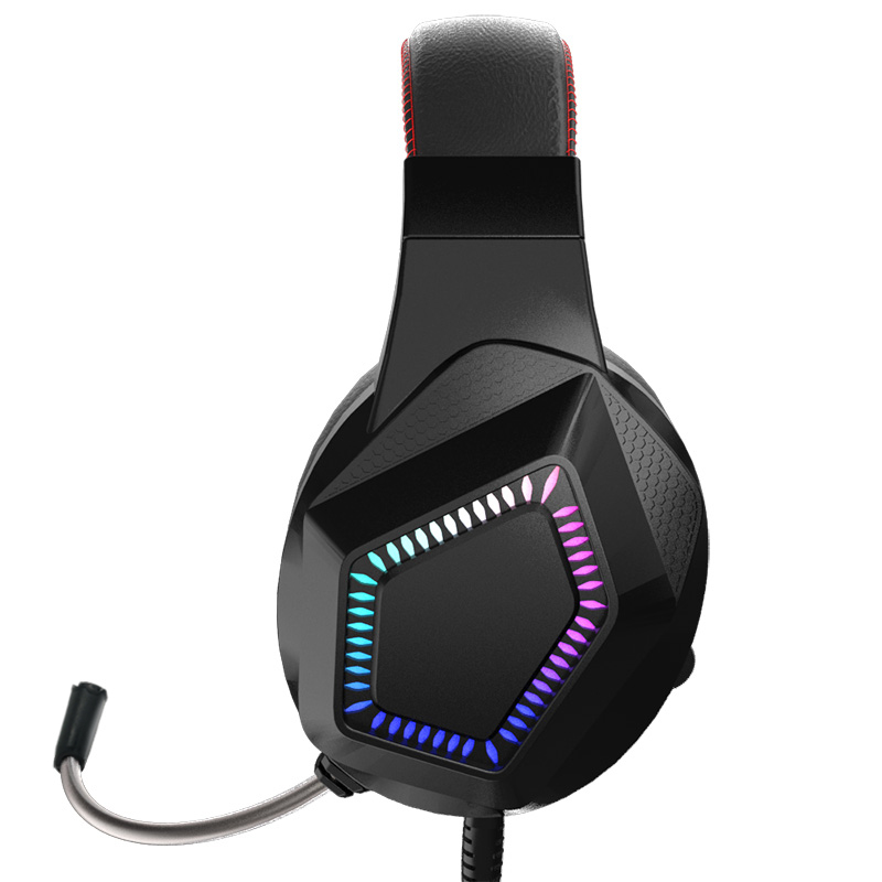 Computer RGB flashing Headset With Microphone, Game Player, Mobile Phone, Wired Internet Cafe Only